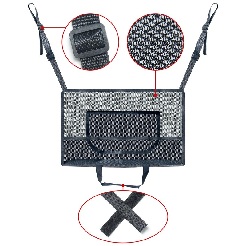 Dsoar Car Net Pocket Handbag Holder Between Seats Universal Seat