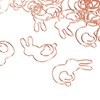 160Pcs Kids Paper Clips Bunny Style Smoothing Strong Metal Exquisite