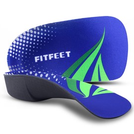 FitFeet High Arch Support Insoles，3/4 Length Orthotic Foot Inserts