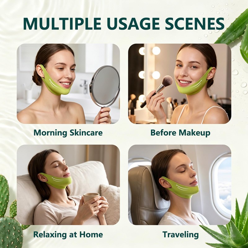 Avvchuy 8 Pcs V Line Face Lifting Masks for Tightening,