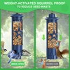 Squirrel Proof Bird Feeders for Outdoors with Weight-Activated, 3LB Large