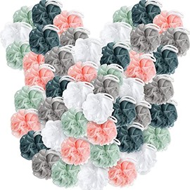 100 Esponjas de Baño Esponja de Lufa de Ducha Esponja de Bola de Baño Suave de 30 g Puf de Malla de Ducha Corporal para Hombre Mujer Esponja de Ducha 