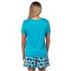 Sesame Street Women's Face Tossed Print Sleep Pajama Set Shorts,
