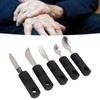 Adaptive Utensils, Easy Grip Cutlery for Adults, 5 Piece Kitchen