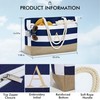 YOOLIFE Gifts for Sister - Blue Large Beach Bag Tote