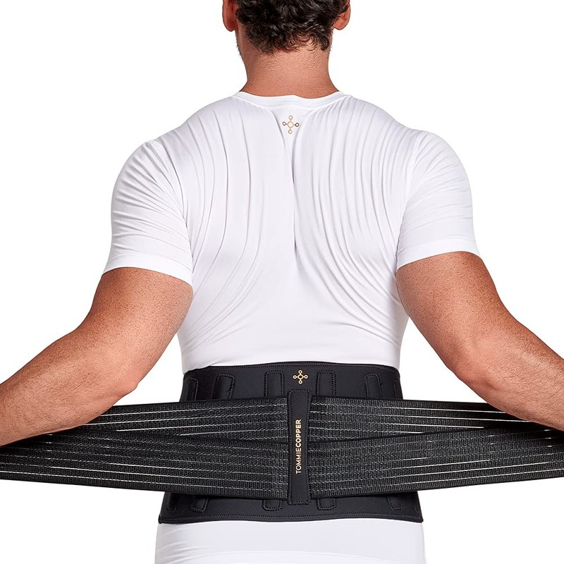 Tommie Copper Pro-Grade Adjustable Support Back Brace and Posture Corrector,