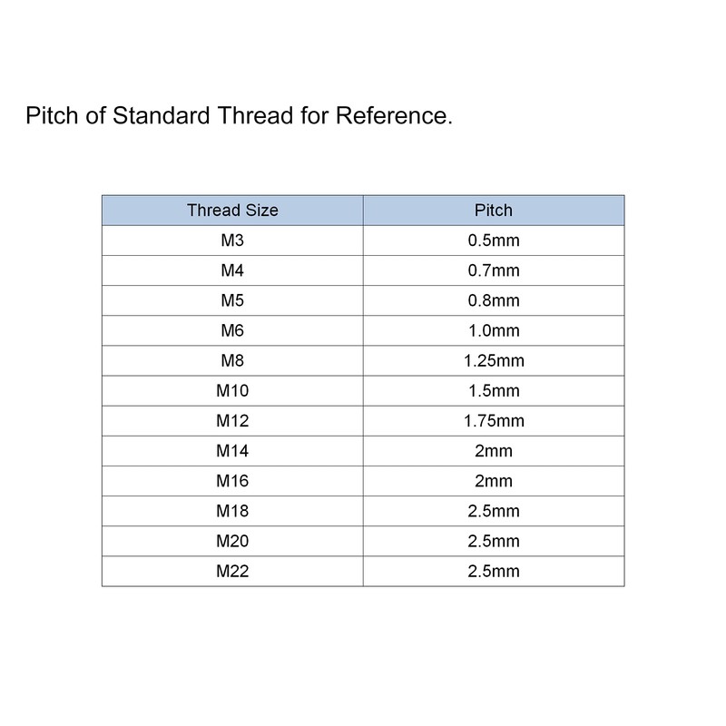 sourcing map M6 x 30mm Metric Male Thread Knurled Clamping