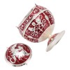 Ball Ashtray with Windproof Lid Retro Dragon Stereoscopic Relief Zinc