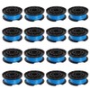 SagaSave 16Pcs Strimmer Wire Replacement Spool, 1.65mm Lawn Mower Trimmer