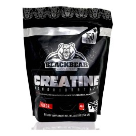 The Blackbear Creatina Monohidratada 750gr Fresa 150 Serv                                                                                             