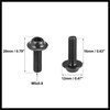 Hihaha 10pcs M5 Motorcycle Fairing Windscreen Screw Bolt Titanium Tone