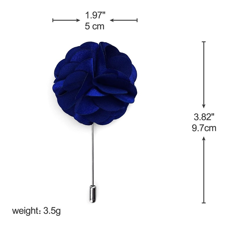 S&W SHLAX&WING Multicolor Men's Suit Lapel Pins Handmade Flower Pin