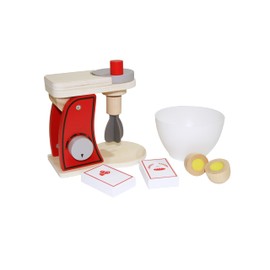 JOCCA Montessori Wooden Toy Mixer with Accessories for Boys and Girls, Kids Accessories, from 2 Years, Toy, Gift for Boys and Girls, Toy Tool