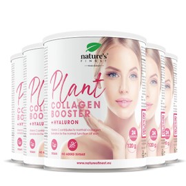 Nature's Finest by Nutrisslim Plant Collagen Booster 600g (120 Days), with Hyaluron, Vitamin C and Biotin, Sugar-Free – Collagen Supplements for Women Vegan, Natural Collagen Synthesis
