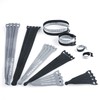 HELDENWERK Velcro Cable Ties, Resealable, Velcro Cable Ties, Reusable, Velcro