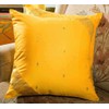 Indian Selections Yellow - Set of 2 Decorative handcrafted Sari