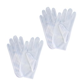 [PureSino] 静電気防止手袋 静電手袋 滑り止め付き 2ペア S/M/Lサイズ 帯電防止 品質管理用 検品 作業 精密機器 帯電防止手袋 制電手袋 滑り止め付き グローブ 電子機器用 パソコン ポリエステル 静電気対策 (M)