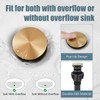 Aolemi 4 Inch Centerset Bathroom Sink Faucet Vintage 2 Cross