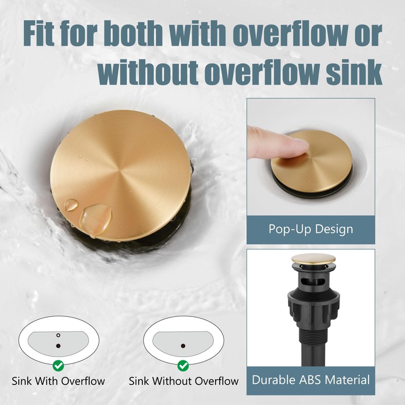 Aolemi 4 Inch Centerset Bathroom Sink Faucet Vintage 2 Cross