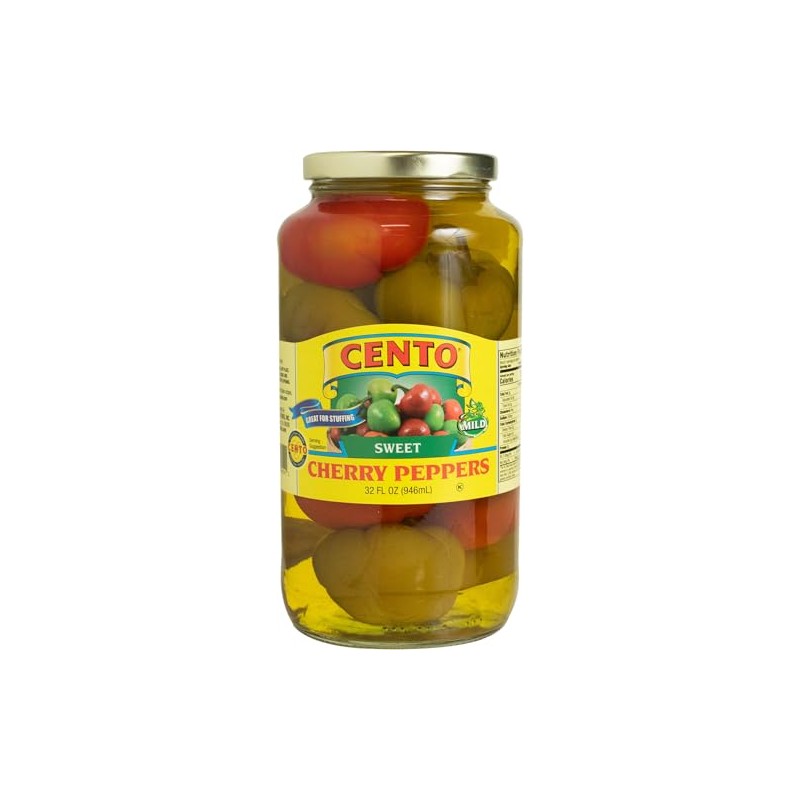 Cento Sweet Cherry Peppers - Pack of 3
