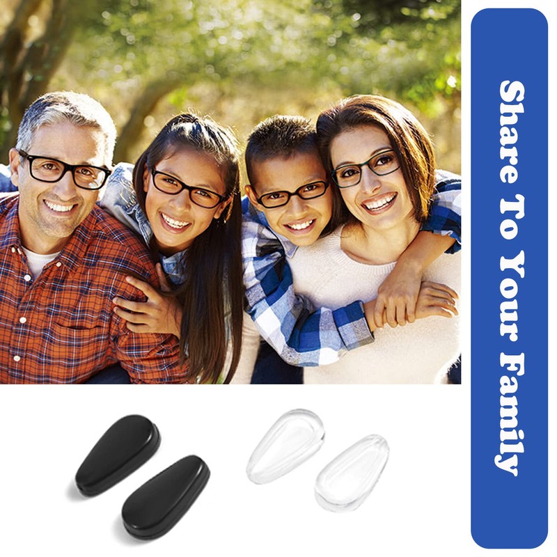 Eyeglass Nose Pads, Adhesive Anti Slip Eyeglasses Nose Grips with