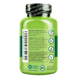NATURELO Vegan Zinc Whole Food Complex Supplement with Vitamin C for Immune Support and Healthy Skin, Hair, and Nails - Twin Pack, 240 Capsules