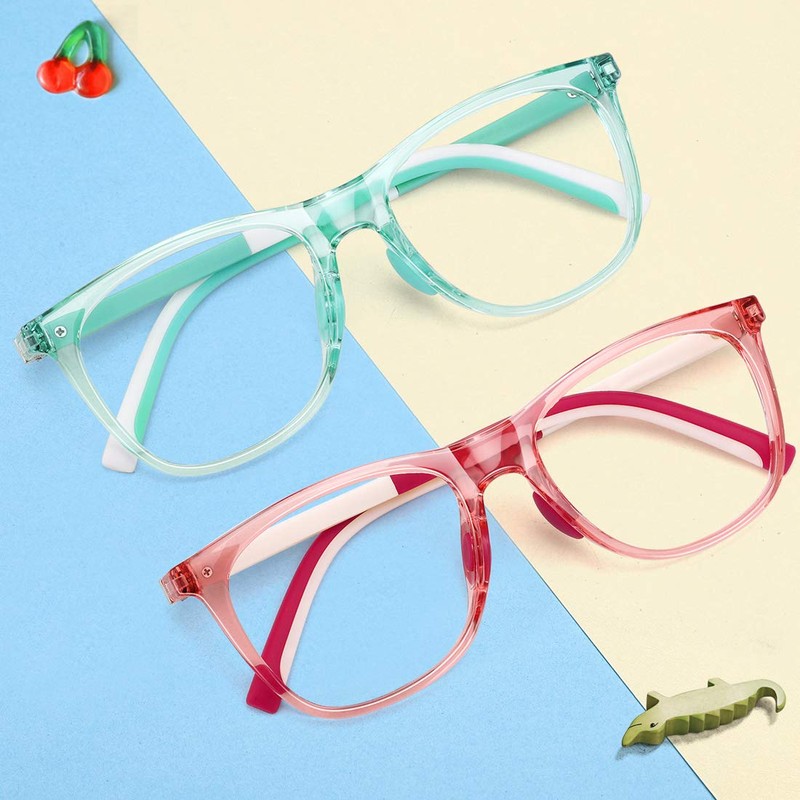 Kids Blue Light Blocking Glasses for Boys Girls Computer Gaming