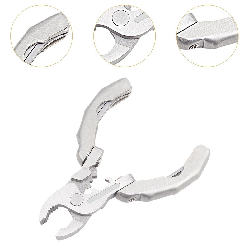 TENOL Multitool Pliers 9 in 1,Folding with Screwdriver Bottle Opener