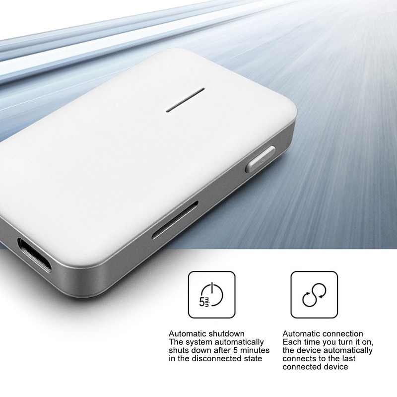 AUX Bluetooth Transceiver 3.5mm Stereo Support Memory Card 2 in