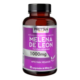 Suplemento en comprimidos Prettan XIII Nutricionales Melena de León de Hongo Melena de Leon x 600mg