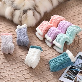 Passionbility Fuzzy Socks for Women - 7 Pairs Fluffy Socks Womens, Cozy socks for Women Slipper Sock