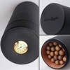 Scotte Cigar humidor case/jar,Leather Cedar Wood Cigar Canister Portable for
