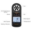 Proster Proster Anemometer Digital LCD Wind Speed Meter Gauge Air