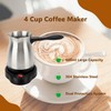 Gugxiom 600ml Electric Turkish Coffee Pot, Stainless Steel Turkish Coffee