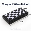 Mini Magnetic Chess Set Folding Magnetic Plastic Chessboard Board Game