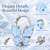 KUNHEHO Purse Hook for Table, Foldable Handbag Hanger for Women,