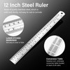 6 Pcs 12 Inch Architectural Engineering Scale Ruler Set Aluminum