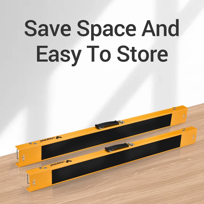 WORKESS Saw Horses 2 Pack Folding, Portable Saw Horses Heavy