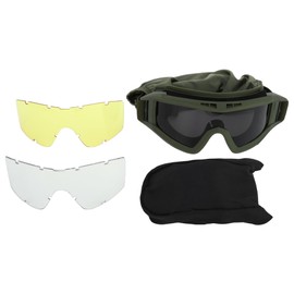RATCHROLL 1 Set Universal Motorcycle Goggles Dimmable Sunglasses UV Protection Green TPU PC