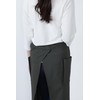 Seven Uniforms GT7010 Underwaist Apron, Long Apron, Khaki, Free, Khaki