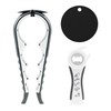 Bottle Opener Multi-functional Bottle Opener for Seniors Jar Opener (Set