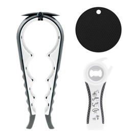 Bottle Opener Multi-functional Bottle Opener for Seniors Jar Opener (Set of 3)