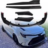 dtangor For Corolla 2021-2022 LE XLE Front Bumper Lip Side