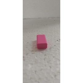Rectangular Durable Eraser Rubber for Unisex Office School Supplies Classroom Essentials Stationary Item (Pink)