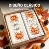 Kinearcharms Toallas de Cocina Calabaza Naranja otoño Juego de 2-43x66