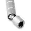 QWORK 14mm&16mm Magnetic Swivel Spark Plug Socket, Thin Wall Magnetic