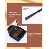 Erinde 2 Colors Waterproof Eyebrow Powder, Long - Lasting Matt
