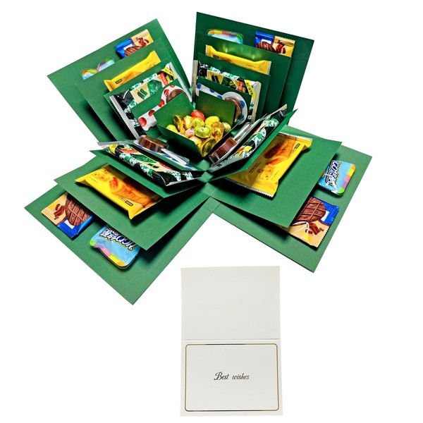 Hryan 5 Layer Gift Box, Multi Layered Explosion Photo DIY