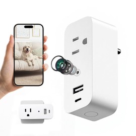 ULar 1080P 2.4GHz WiFi Socket Camera with App Remote View