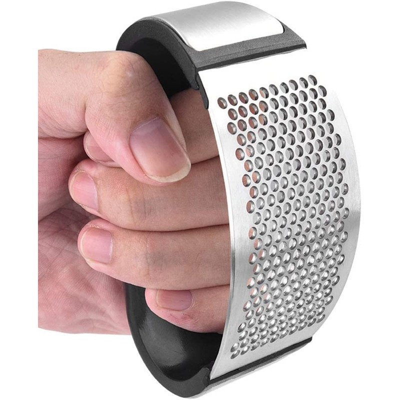Garlic Press, Garlic Crusher, Chopper, Ginger Crusher, 304 Stainless Steel,